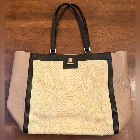 Furla Leather Satchel Tote Bag FAB! - Picture 1 of 9